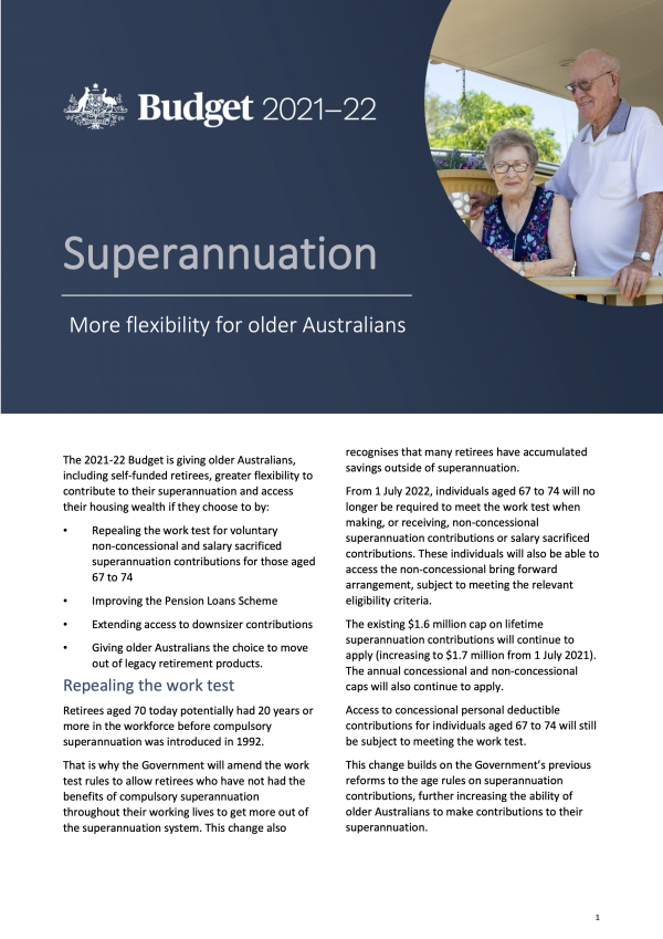 superannuation